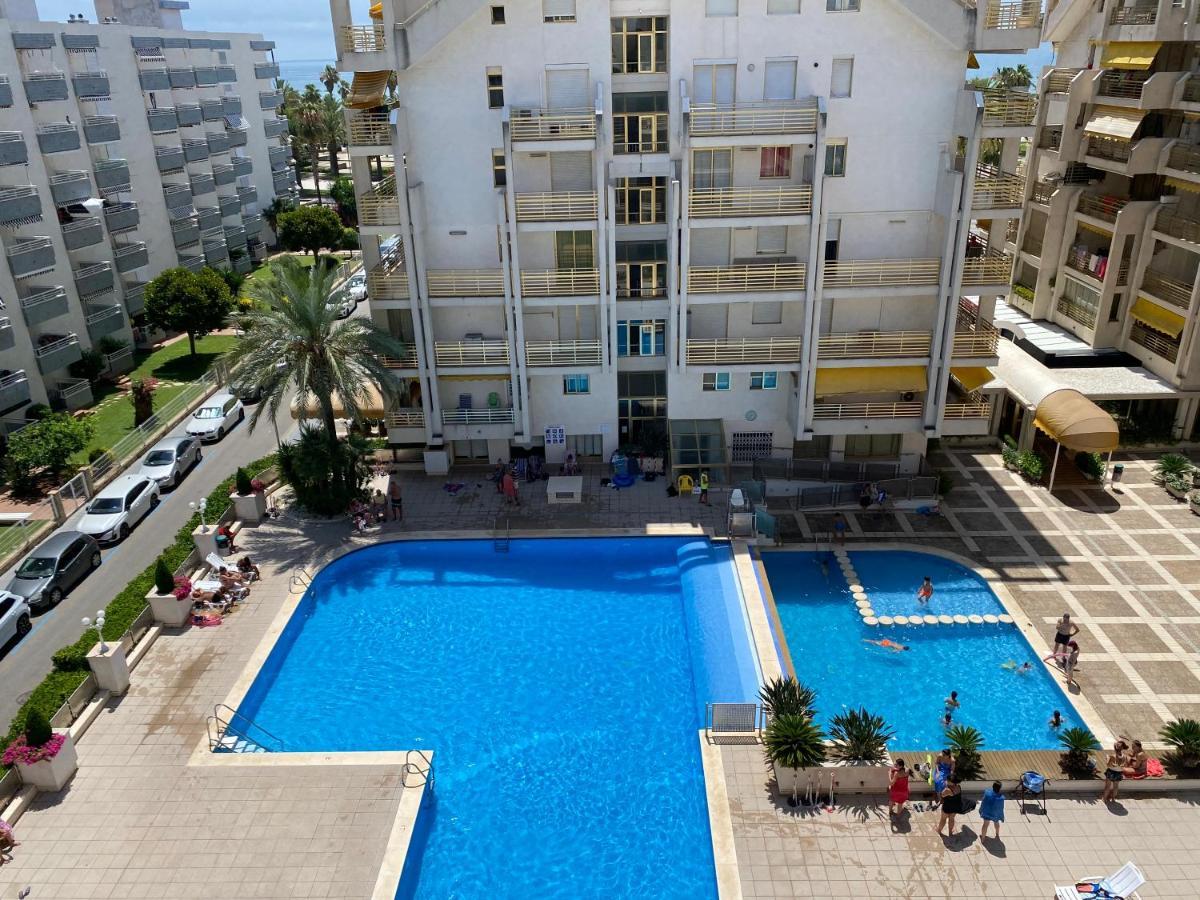 Apartamento Con Piscina En 1ª Linea De Playa En Salou Esterno foto