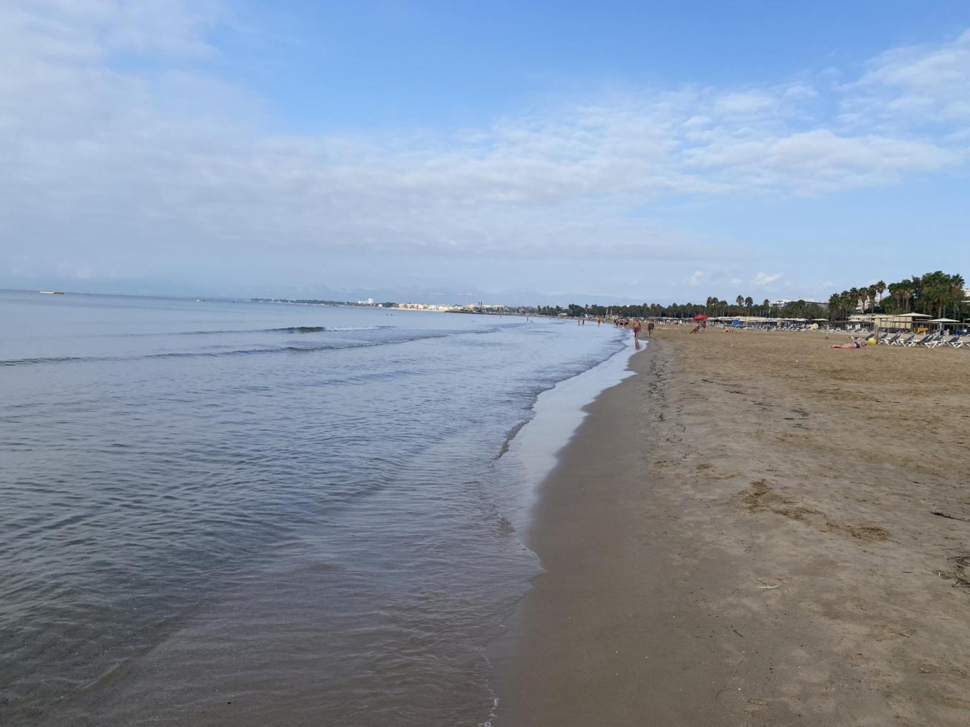 Apartamento Con Piscina En 1ª Linea De Playa En Salou Esterno foto