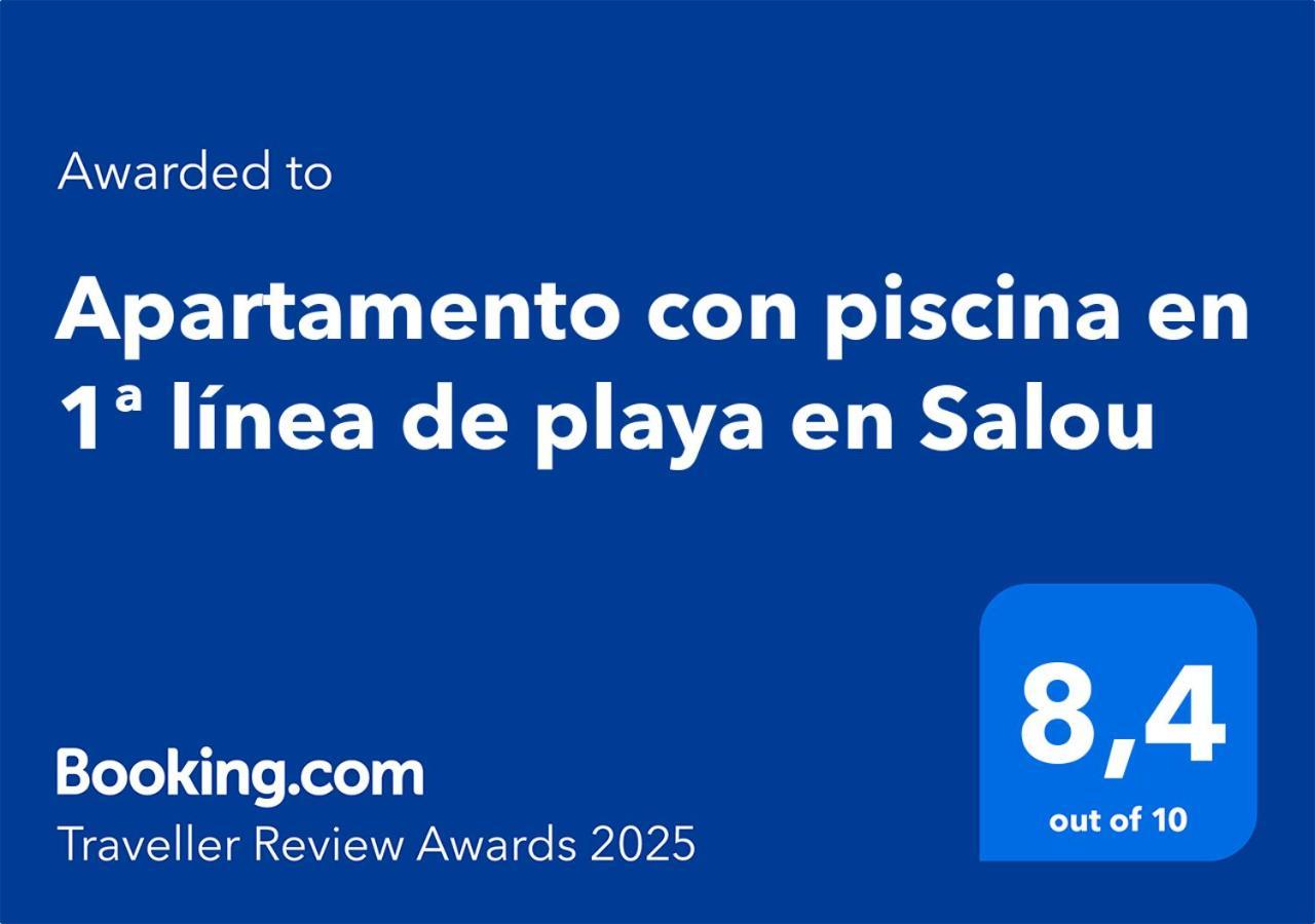 Apartamento Con Piscina En 1ª Linea De Playa En Salou Esterno foto